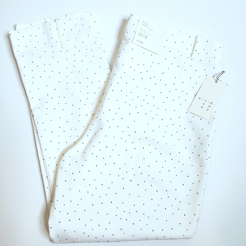 A NEW DAY Mid Rise Stretch Slim Ankle Pant Size 12
